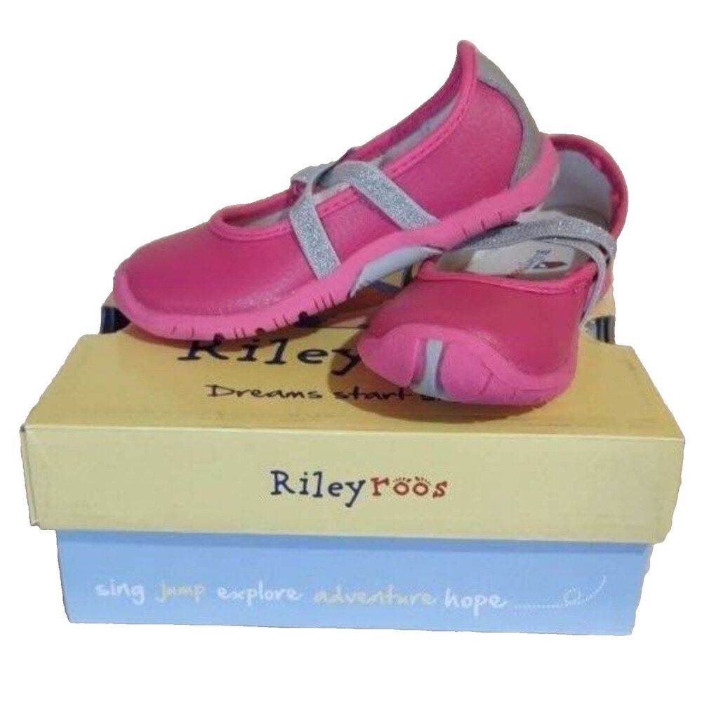 NEW Rileyroos Pink Walking Mary Jane Style Walking Shoes sz 9 Toddler Lil Girls